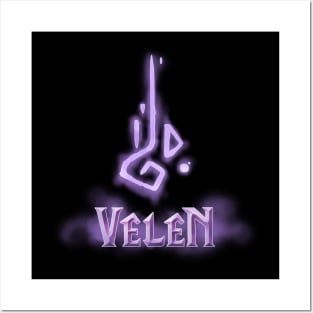 Velen WOW Magic Symbol Posters and Art